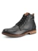 TRAVELIN' Leeder-Boots "Walton" in Schwarz 