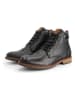 TRAVELIN' Leeder-Boots "Walton" zwart