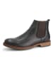 TRAVELIN' Leder-Chelsea-Boots "Winslow" in Schwarz