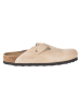 Birkenstock Leder-Clogs "Boston" in Beige