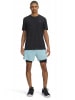 Under Armour 2in1-Trainingsshorts in Hellblau/ Schwarz