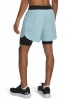 Under Armour Szorty sportowe 2w1 w kolorze błękitno-czarnym