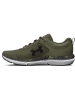 Under Armour Leder-Laufschuhe in Khaki