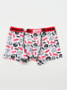 Avengers 2er-Set: Boxershorts "Avengers Classic" in Rot/ Hellgrau/ Schwarz