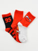 Disney Cars 3er-Set: Socken "Cars" in Hellgrau/ Rot/ Schwarz
