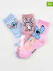 Lilo & Stitch 3er-Set: Socken "Lilo & Stitch" in Hellblau/ Rosa