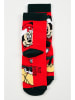 Disney Minnie Mouse Skarpety "Minnie" w kolorze czerwono-czarnym