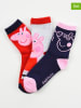 Peppa Pig 3er-Set: Socken "Peppa Pig" in Dunkelblau/ Hellgrau/ Rot