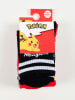 Pokémon 3er-Set: Socken "Pokemon" in Schwarz/ Rot/ Hellgrau
