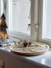 Bloomingville Decodienblad "Noreen" beige - Ø 29 cm