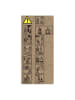 Bloomingville Stompkaars "Rustic" grijs - (H)15 cm