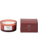 Bloomingville Geurkaars "COZY-Nectarine" rood - 250 g