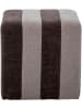 Bloomingville Poef "Flint" bruin - (B)45 x (H)45 cm