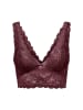 ONLY Top w kolorze bordowym