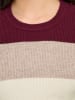 ONLY Sweter w kolorze bordowo-beżowym