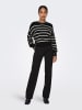 ONLY Pullover in Schwarz/ Weiß