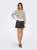 ONLY Sweter w kolorze kremowo-czarnym
