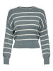 ONLY Pullover in Blau/ Weiß
