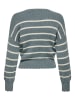 ONLY Pullover in Blau/ Weiß