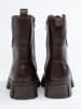 JOLANA & FENENA Leren boots bruin