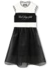 Karl Lagerfeld Kids Sukienka w kolorze czarno-białym