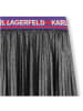 Karl Lagerfeld Kids Plisseerock in Silber