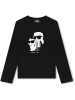 Karl Lagerfeld Kids Longsleeve in Schwarz