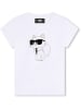 Karl Lagerfeld Kids Koszulka w kolorze białym