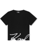 Karl Lagerfeld Kids Shirt zwart