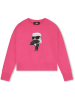 Karl Lagerfeld Kids Sweatshirt in Pink