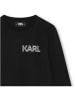Karl Lagerfeld Kids Longsleeve in Schwarz
