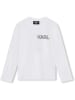 Karl Lagerfeld Kids Longsleeve in Weiß