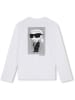 Karl Lagerfeld Kids Longsleeve wit