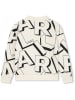 Karl Lagerfeld Kids Sweatshirt crème/zwart