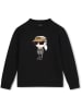 Karl Lagerfeld Kids Bluza w kolorze czarnym