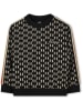 Karl Lagerfeld Kids Sweatshirt zwart/beige