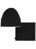 Karl Lagerfeld Kids 2tlg. Winteraccessoire-Set in Schwarz