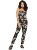 Urban Classics Jumpsuit in Schwarz/ Bunt
