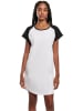 Urban Classics Kleid in Weiß/ Schwarz