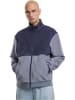 Urban Classics Fleecejacke in Dunkelblau/ Grau