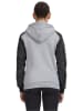 Urban Classics Sweatjacke in Grau/ Schwarz