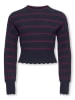 KIDS ONLY Pullover "Ibi" in Dunkelblau/ Lila