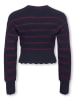 KIDS ONLY Pullover "Ibi" in Dunkelblau/ Lila