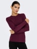 JDY Pullover in Bordeaux