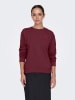 JDY Sweatshirt in Bordeaux
