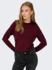 JDY Sweter w kolorze bordowym