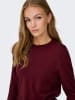 JDY Sweter w kolorze bordowym