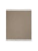 Lanerossi Kaschmir-Wohndecke in Taupe - (L)170 x (B)130 cm