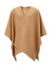 Lanerossi Poncho "Margot" lichtbruin - (L)130 x (B)170 cm