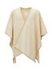 Lanerossi Poncho "Margot" beige - (L)130 x (B)170 cm